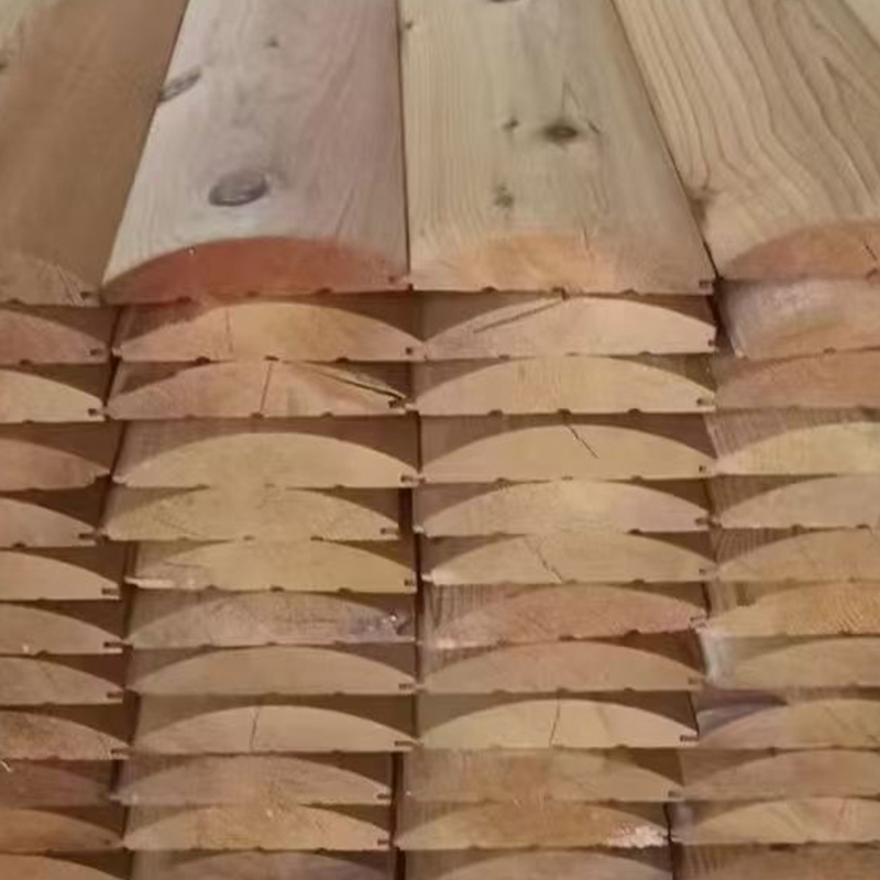 Douglas Fir D-Log iparvágány